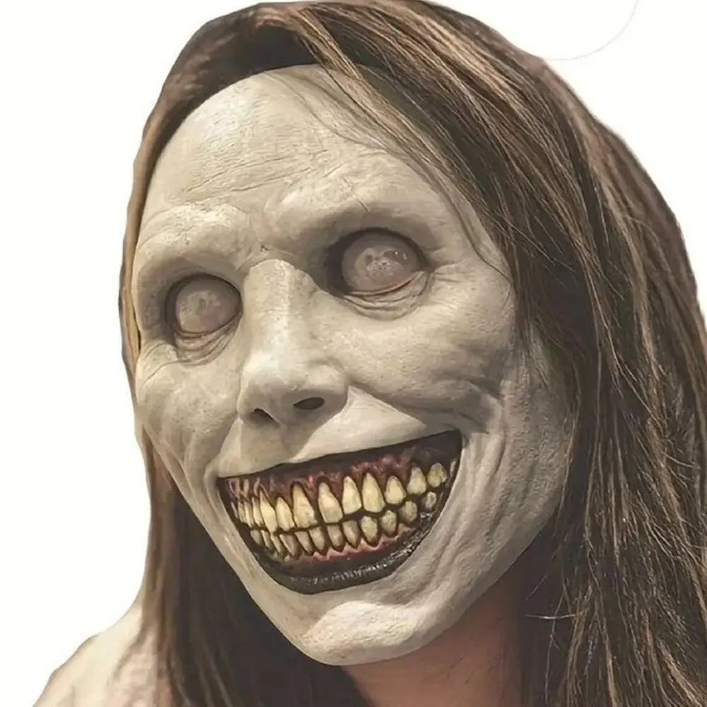 Creepy Halloween Mask Smiling Demon Horror Cosplay Costume Halloween Clown NEW